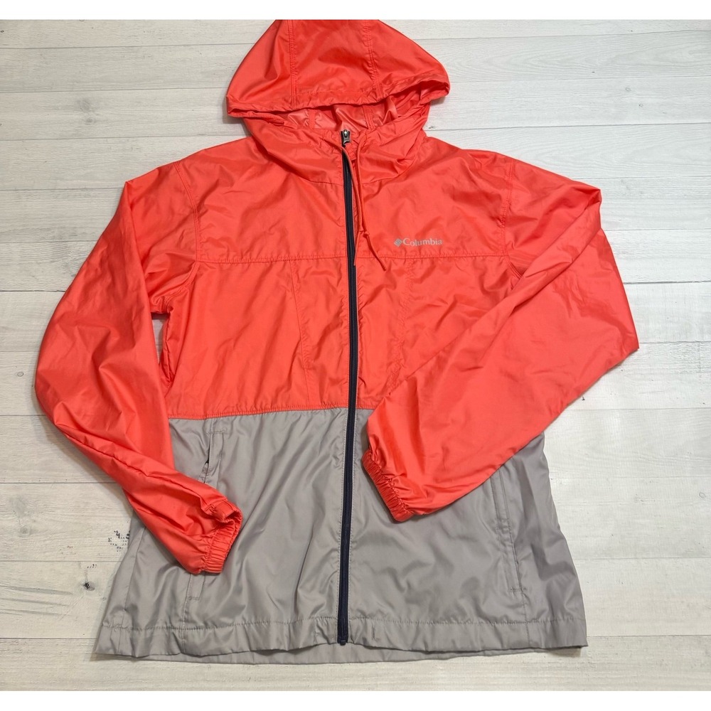 Columbia women's‎ lightweight jacket coral and grey size small